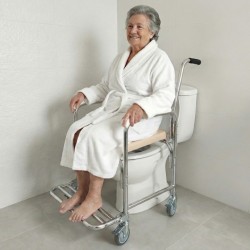 Silla Ducha WC con Pies Abatibles